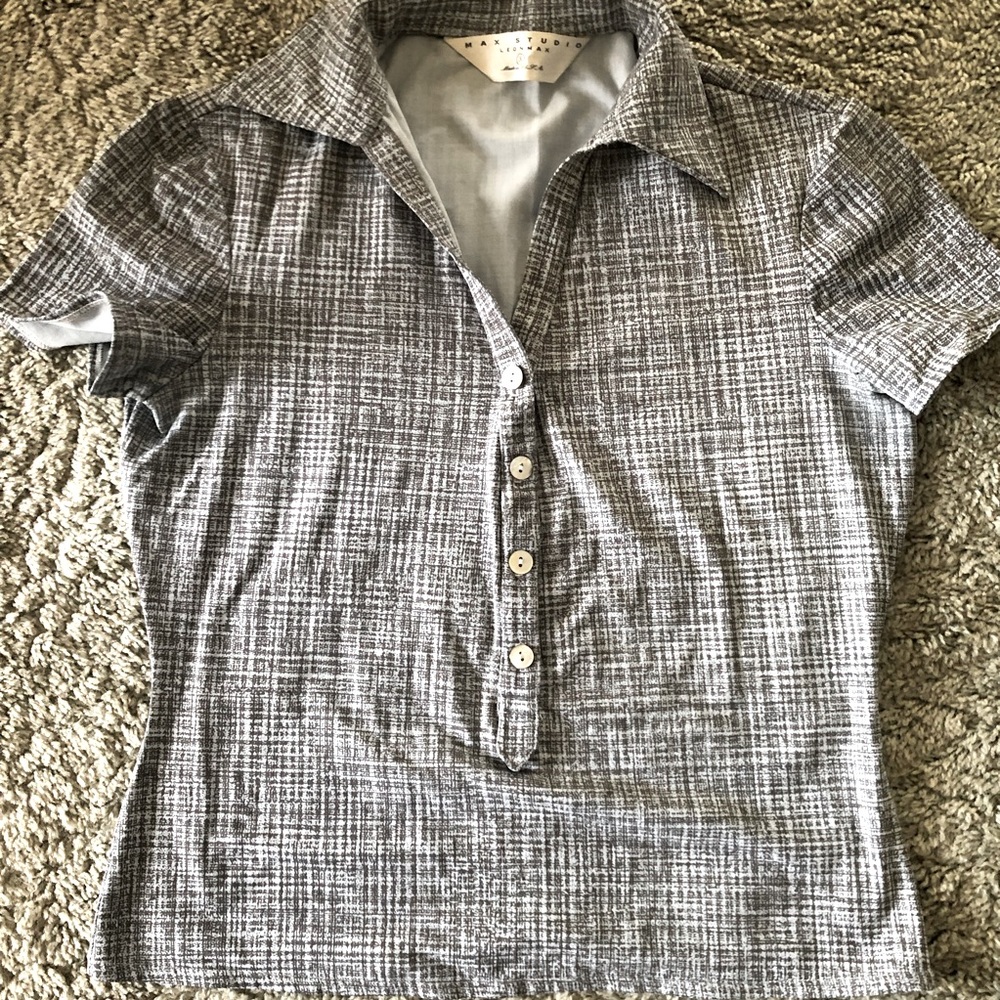 Vintage 90s Max Studio Leon Max body con top